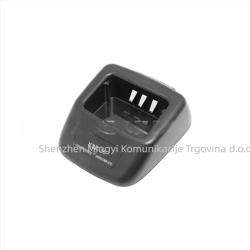 Punjač-stojalo za Kenwood KNB-45L/KNB-45, europski standard napajanja, protuklizna baza, bez zaslona, baterija nije potrebna.