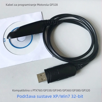 Baofeng GP328 Kabel za programiranje podataka GP328/GP338/PTX760 motocikl interkom