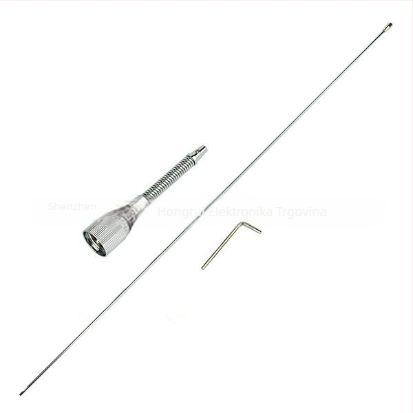 Automobilska antena za VHF 136–174 MHz, 50 Ω, dobitak 2,15 dB, otporna na prašinu