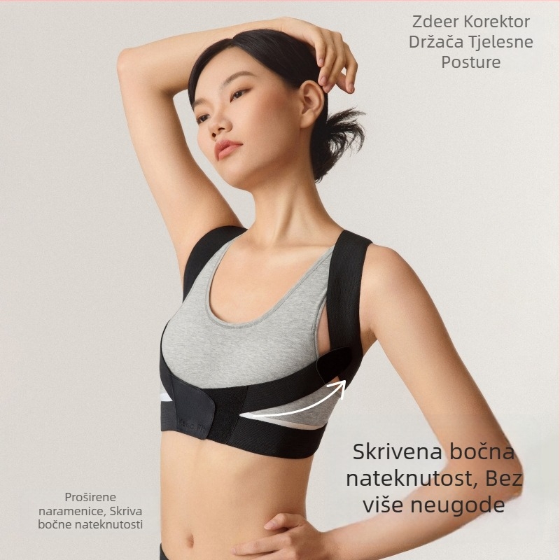 Pojas za korekciju držanja tijela, unutarnje nošenje, prozračan, lagan, unisex, KF8 model
