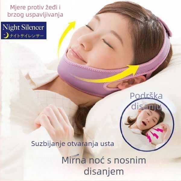 KHX model – pojas protiv hrkanja za spavanje: sprječava disanje kroz usta, korekcija otvaranja ust, ublažavanje hrkanja