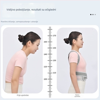 Pojas za korekciju držanja za odrasle — Spandex, zaštita ramena, univerzalna primjena, za trčanje i fitness