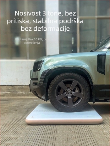 Naduvani kamping madrac, PVC površina, dvostruka konstrukcija, težina 3 kg, vanjska električna pumpa zraka