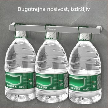 Plastični držač ručnika, zidni bez bušenja, kupaonica organizator za pohranu