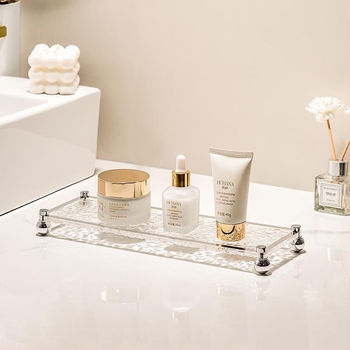 Plastični regaľ za umivaonik, jednodjelni ormarić za kozmetiku, moderan stil