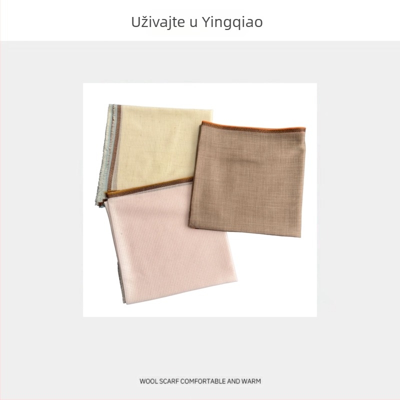 Yingqiao šal od mješavine pamuka i ovčje vune, ravno tkanje, termička funkcija, zimska uporaba, originalni dizajn