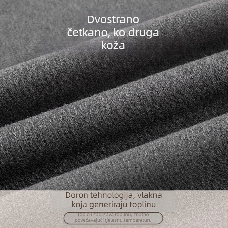 Muška pamučna bezrukavna baza sloj, sa fleece podstavom, punjenje od pera, prilagodljiv kroj