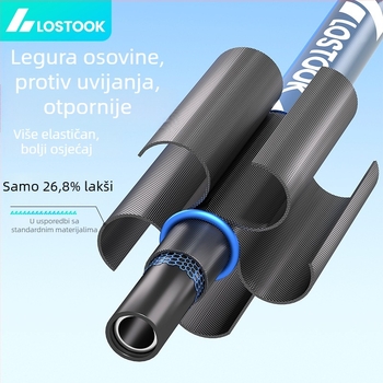 Raketa za badminton – okvir od željeznog legura, težina 95–100 g, drška G2, direktan udarac, za odrasle