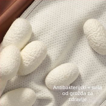 Muške gaćice bez tragova šavova, pleteni Ice Silk materijal, osnovni materijal najlon, srednji pojas, podstava u prepone viskozna 80-90%
