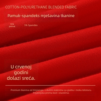 Muške pamucne bokserice srednje visine struka, prozračne i antibakterijske, 40s pamuk, uzorak: jednobojan ili geometrijski