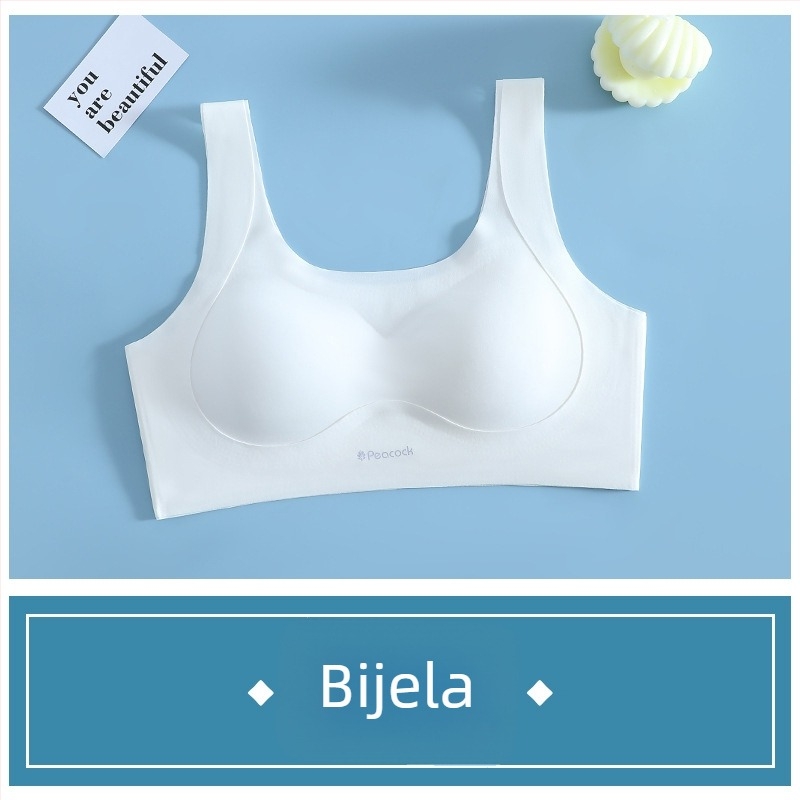Najlon grudnjak-vest za djevojčice, puna košarica, tanki kalupi, prozračan