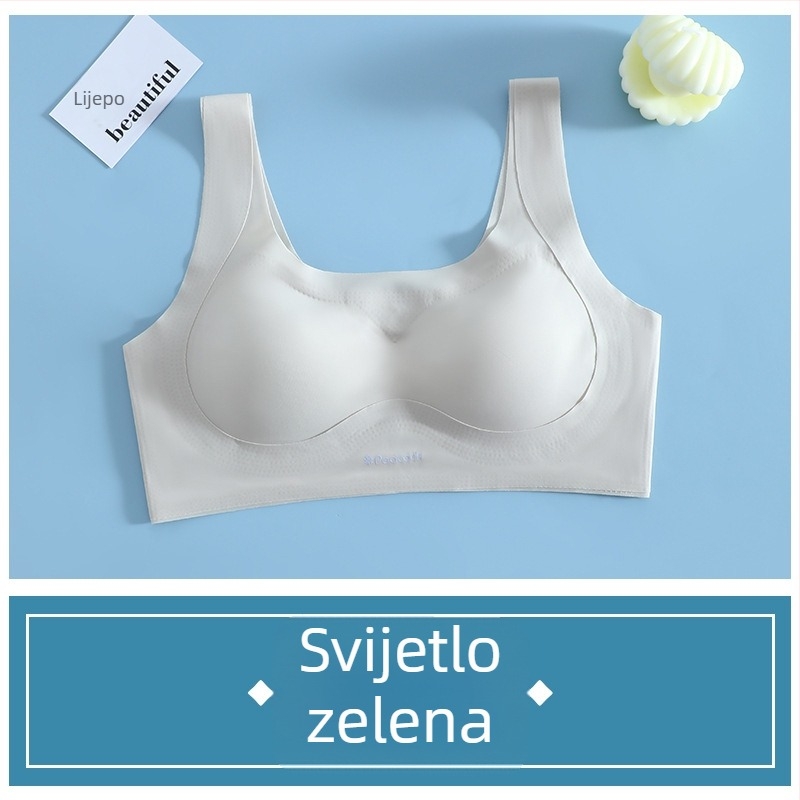 Najlon grudnjak-vest za djevojčice, puna košarica, tanki kalupi, prozračan