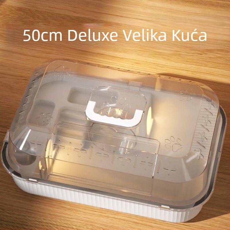 Plastični kavez za hamstera, okruglog oblika, vodootporan, za unutarnju upotrebu