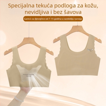 Dječji set donjeg rublja (top i grudnjak) od najlona 72%/spandeks 28%, za djevojčice preko 8 godina, ljeto 2025, sigurnosna razina Klasa A