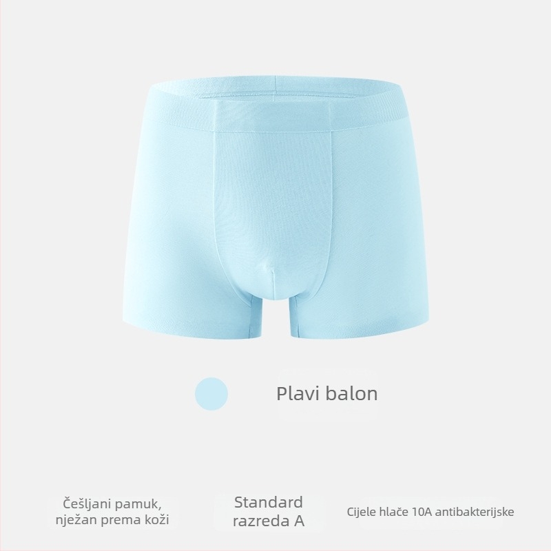 Dječje bokserice za dječake – antibakterijske, prozračne pamuk bokserice, 92% pamuk / 8% elastan, bezšivne, Kategorija A, za djecu iznad 8 godina