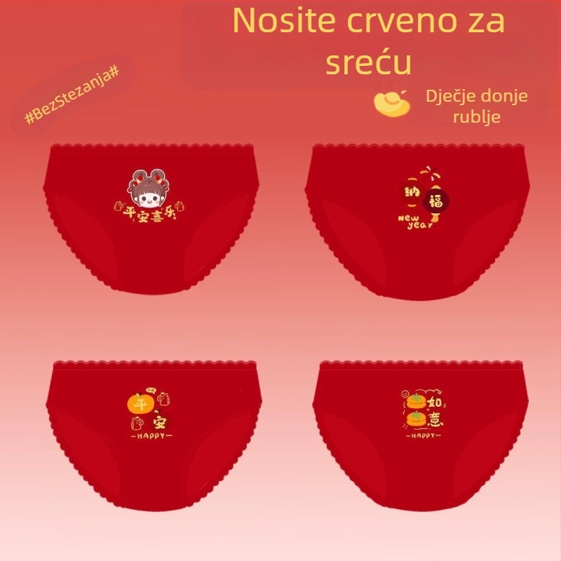 Gaćice za djevojčice, 95% pamuk, Kategorija A, za djecu preko 8 godina
