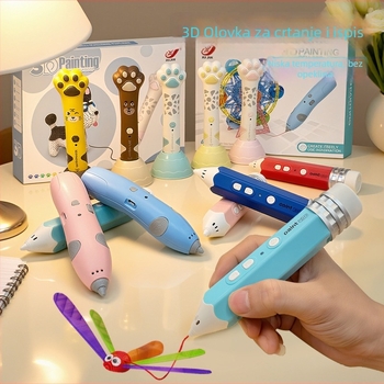 Set 3D pisaćih olovki za djecu – niska temperatura, DIY obrazovna igračka za umjetnost i znanost (4–6 godina)