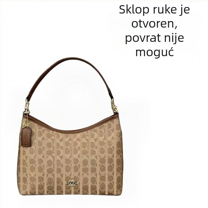 Torba s urbanim minimalističkim stilom, PVC materijal, dumpling oblik, zatvaranje na zip, dvostruke naramenice