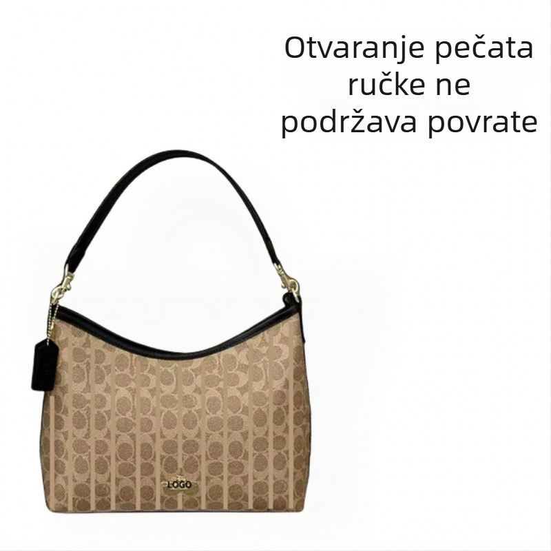 Torba s urbanim minimalističkim stilom, PVC materijal, dumpling oblik, zatvaranje na zip, dvostruke naramenice