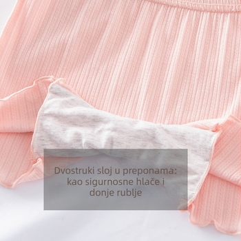 Djevojčice sigurnosne šorceve od modalnog materijala, 95% modal, tanke ljetne gaćice, za dob 3–8 godina