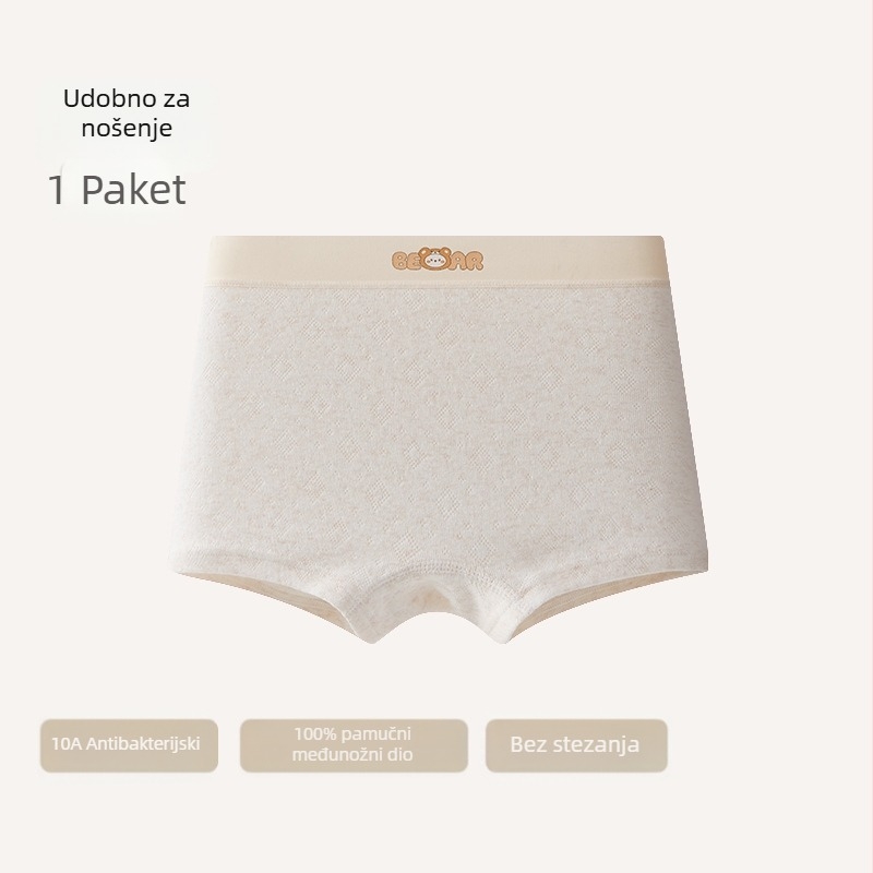 Dječje gaćice od pamuka za djevojčice, 96% pamuk, Kategorija A, za djecu 8+ godina (iznad 140 cm)