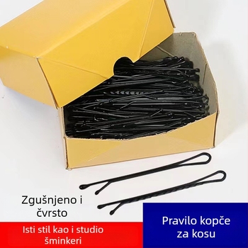 Klip za kosu s okruglom glavom (nehrđajući čelik, unisex, uredski stil, za oblikovanje)