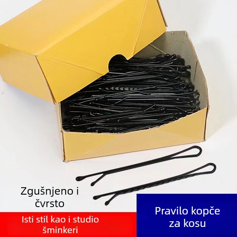 Klip za kosu s okruglom glavom (nehrđajući čelik, unisex, uredski stil, za oblikovanje)