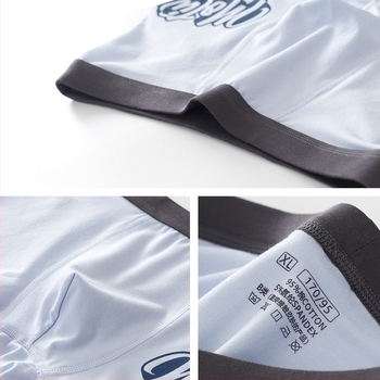 Huanghua muške gaće za dječake, 4-komadni set, 95% combed pamuk, za učenike srednje škole