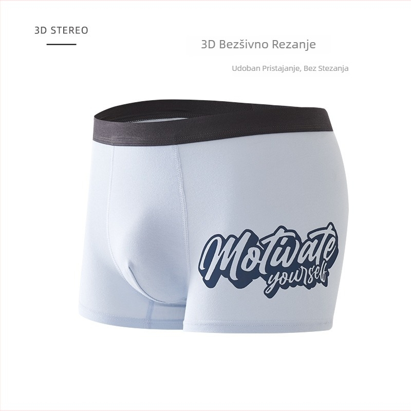 Huanghua muške gaće za dječake, 4-komadni set, 95% combed pamuk, za učenike srednje škole