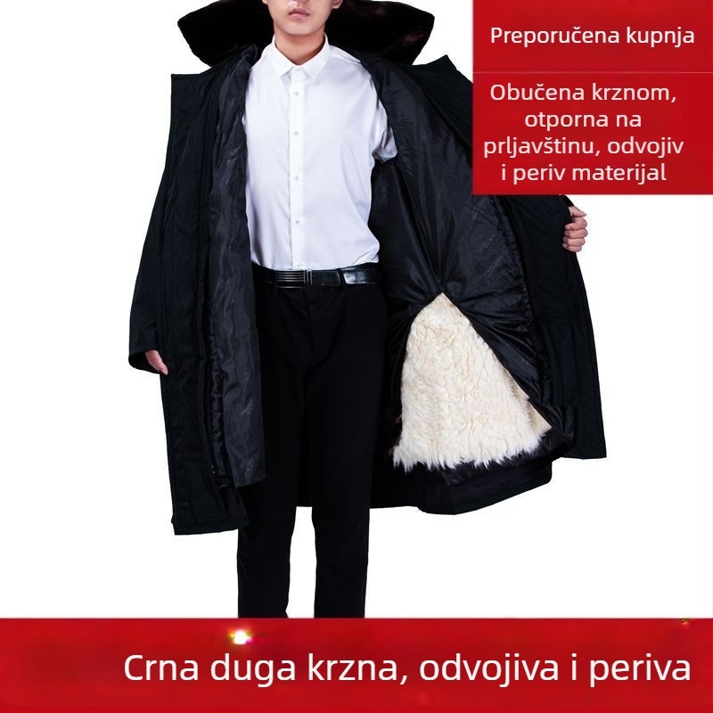 Muški kožni kaput od ovčje kože s integriranom krznom, kratka duljina, zatvarač na prednjoj strani, korejski stil, proljeće 2025