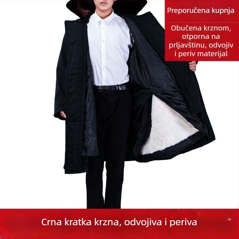 Muški kožni kaput od ovčje kože s integriranom krznom, kratka duljina, zatvarač na prednjoj strani, korejski stil, proljeće 2025