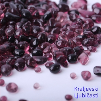 Akvarijske pejzažne kamene – pijesak za dno sa staklenim dnom, pakiranje 25 kg, 250 g po komadu, marka Huaying