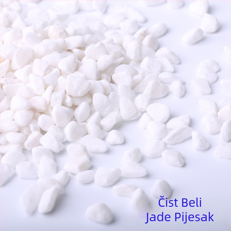 Akvarijske pejzažne kamene – pijesak za dno sa staklenim dnom, pakiranje 25 kg, 250 g po komadu, marka Huaying