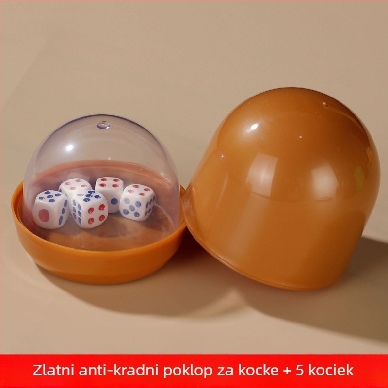 Runwei Dice Cup za barove i noćne klubove, PP materijal, mogućnost prilagodbe, pakiranje 100 kom