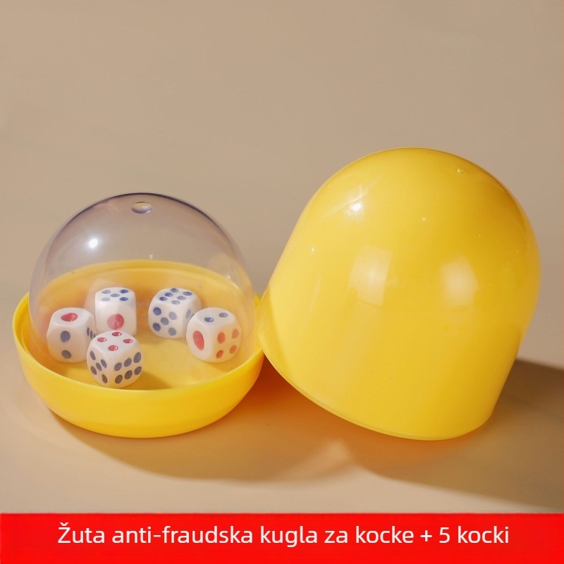 Runwei Dice Cup za barove i noćne klubove, PP materijal, mogućnost prilagodbe, pakiranje 100 kom