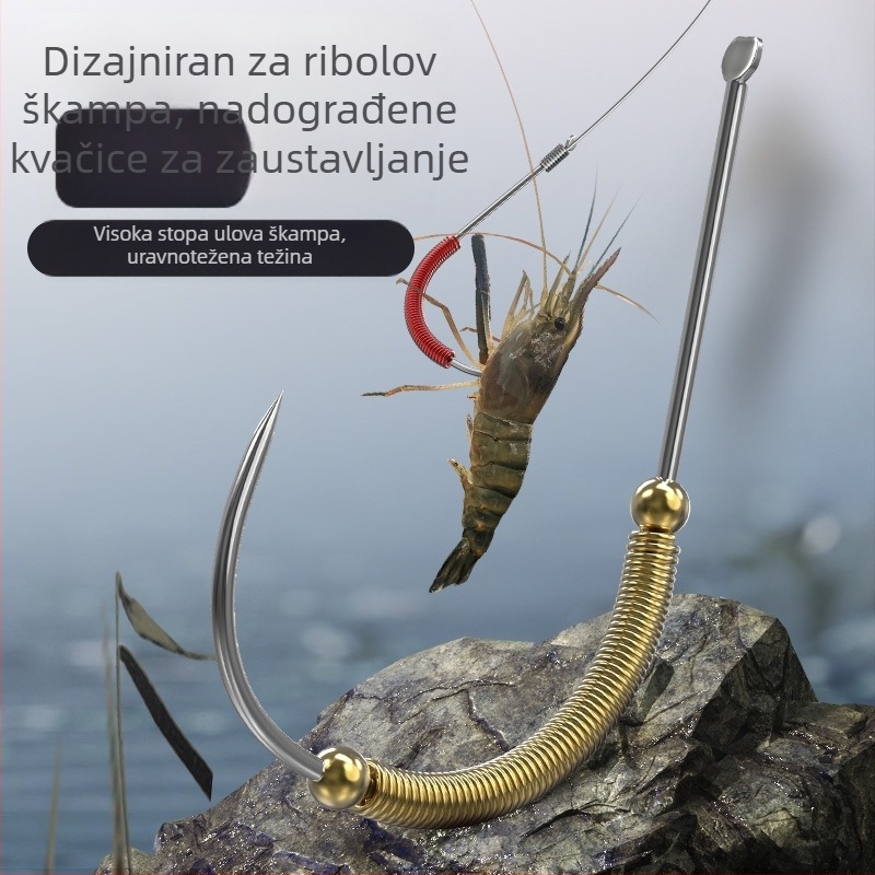 Kuka za kozice - Bez bodlja, Za korištenje u restoranu za kozice, Običan udica