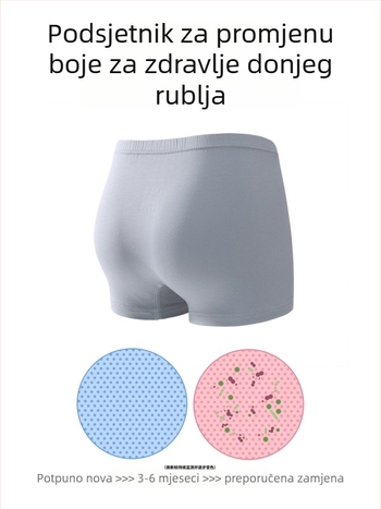 Dječje antibakterijske gaćice, 7A, pamuk-modalna smjesa, 47,5% pamuk, 47,5% Tencel Modal, 5% elastan, srednji pojas, za djecu 3–8 godina