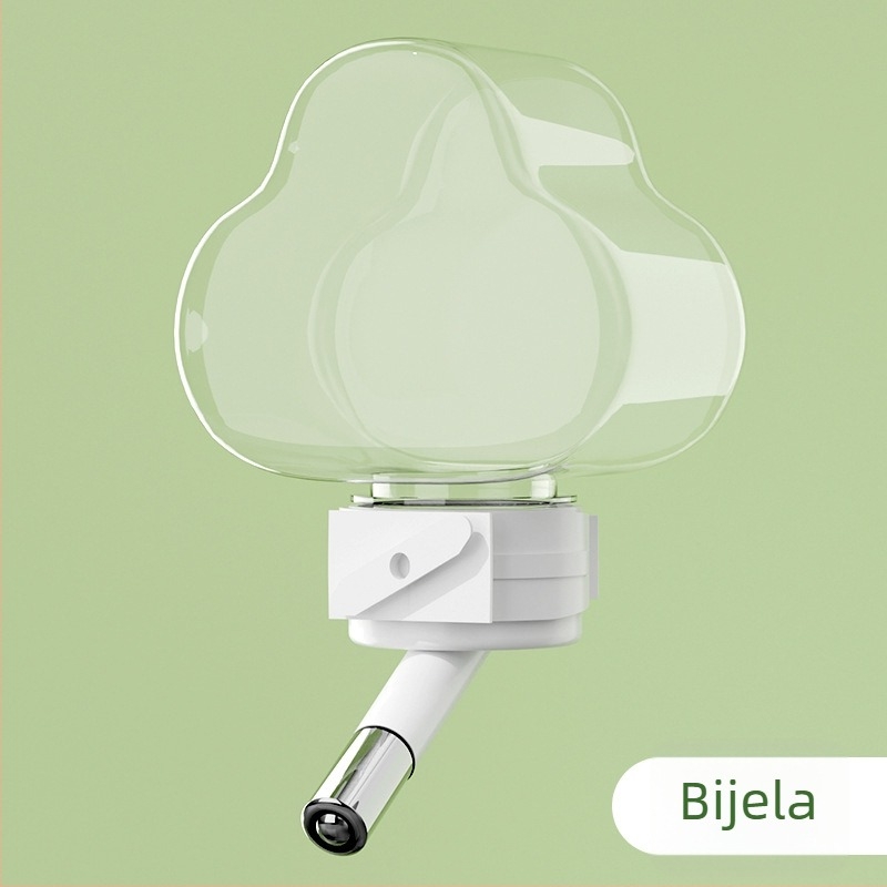 Flasa za vodu za hrčka s valjkastim mehanizmom za piće, automatska, prozirna, protiv curenja (Materijal: PP+PC+nehrđajući čelik; Porijeklo: Shandong; Značka: Chengxi; Broj proizvoda: Cloud Water Bottle)