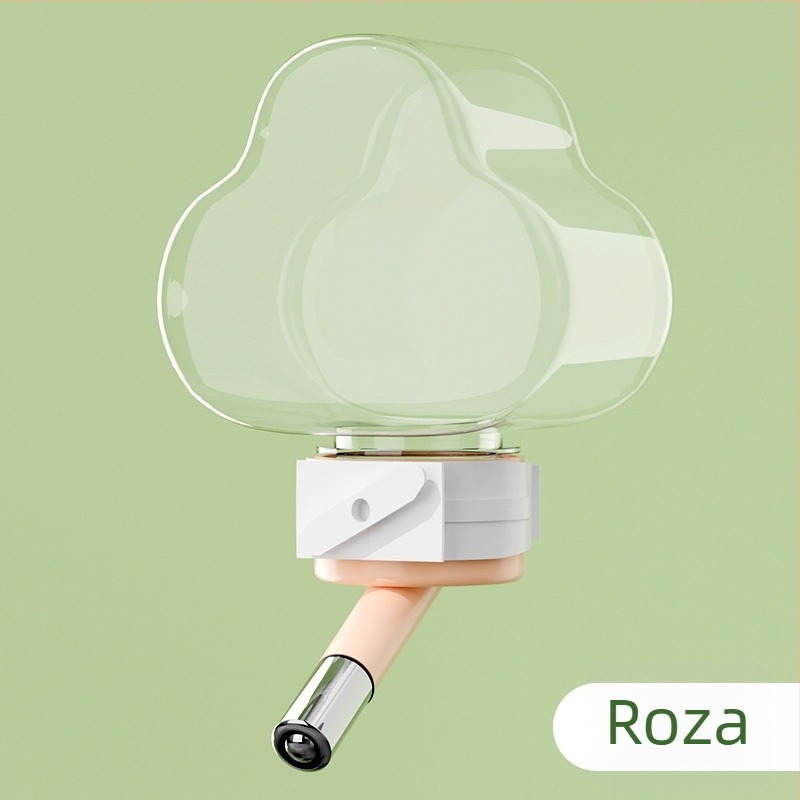 Flasa za vodu za hrčka s valjkastim mehanizmom za piće, automatska, prozirna, protiv curenja (Materijal: PP+PC+nehrđajući čelik; Porijeklo: Shandong; Značka: Chengxi; Broj proizvoda: Cloud Water Bottle)