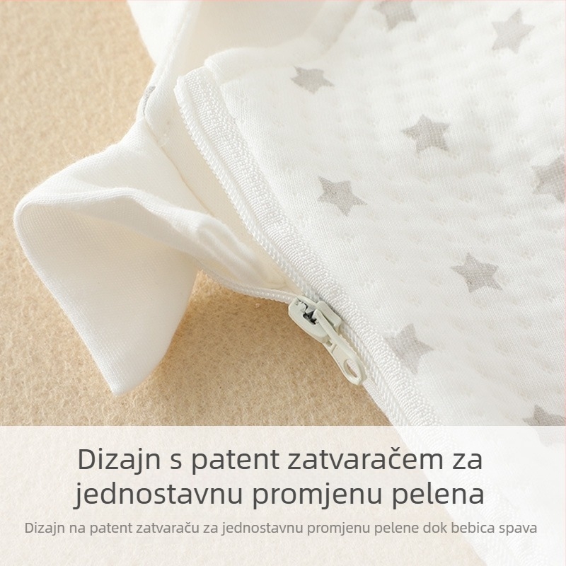 Spavaća vreća za novorođenčad, pamuk, I papa&mama, prikladna za proljeće/jesen/zimu, uzorak slova, 0–12 mjeseci, Sigurnosna razina A