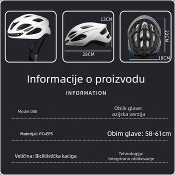 Kaciga za biciklizam za odrasle, kompatibilna s planinskim i cestovnim biciklima, ljetna upotreba