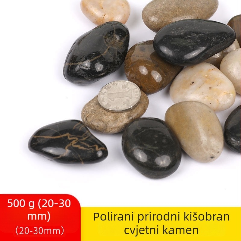 Sensen krajinski kameni za akvarij, 500 g, pakiranje 100 komada