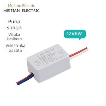 LED napajanje s prekidačem u gumiranom kućištu, ulaz 12V, izlaz 6/12/24/36W, IP20, CE certificirano
