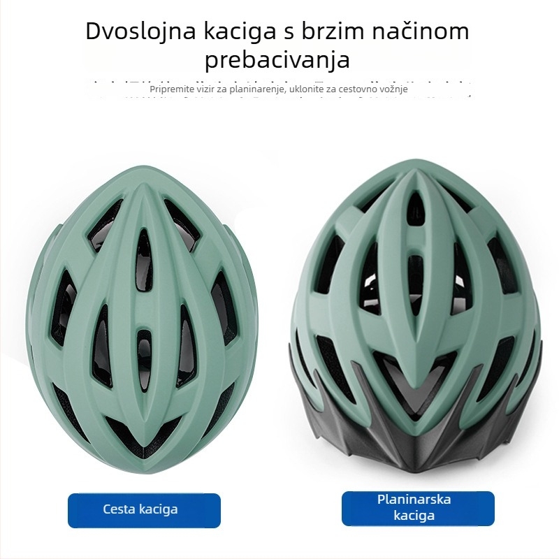 Kaciga za biciklizam, PVC+EPS, prilagodljiv logotip, unisex za odrasle, monolitni dizajn