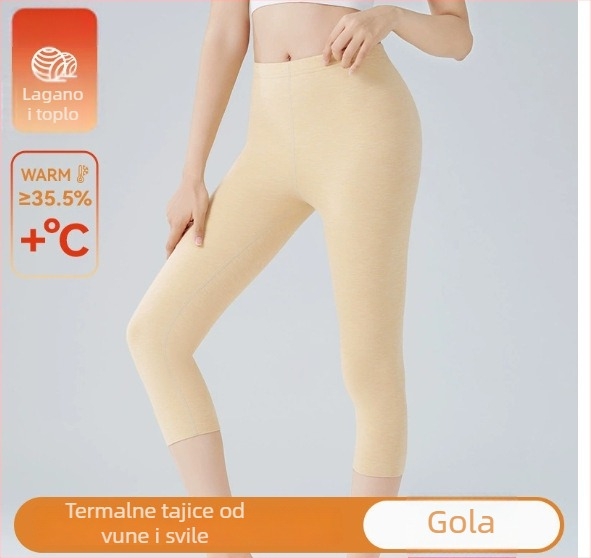 Derong, 7/8 duljina, srednja debljina, visok struk, široki kroj