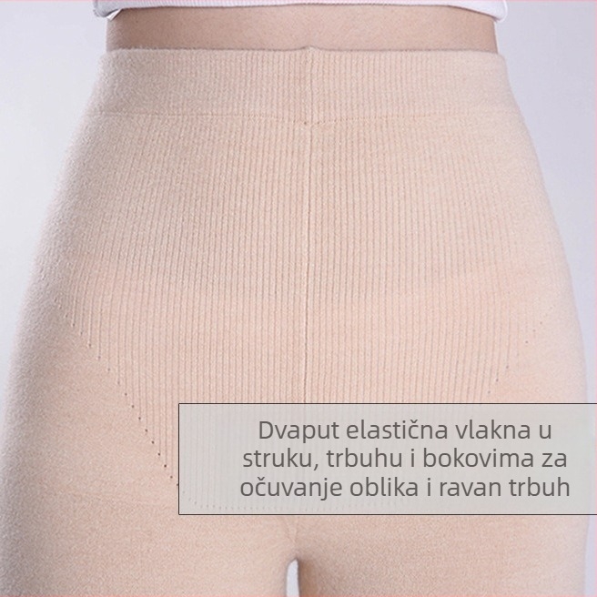 Derong, 7/8 duljina, srednja debljina, visok struk, široki kroj