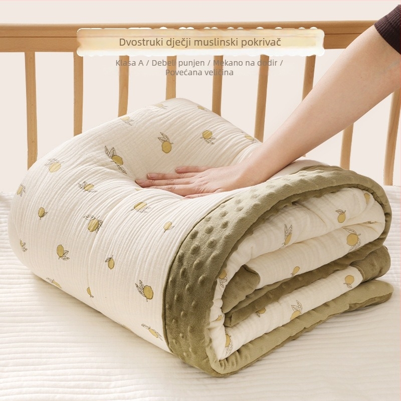 Softness dječja deka od čiste pamuka, 1000–1500 g, za djecu 3–6 godina, jesen-zima, mogućnost prilagodbe