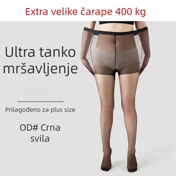 Najlon čarape do bedara - ultra tanke, Anti-Peep, Anti-Run, jednofarbne