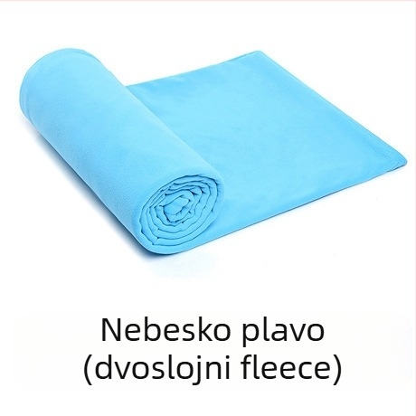 Dvostrano fleece vreća za spavanje za odrasle, prijenosna kamperska vreća s omota tip konstrukcije, fleece podstava