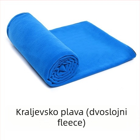 Dvostrano fleece vreća za spavanje za odrasle, prijenosna kamperska vreća s omota tip konstrukcije, fleece podstava